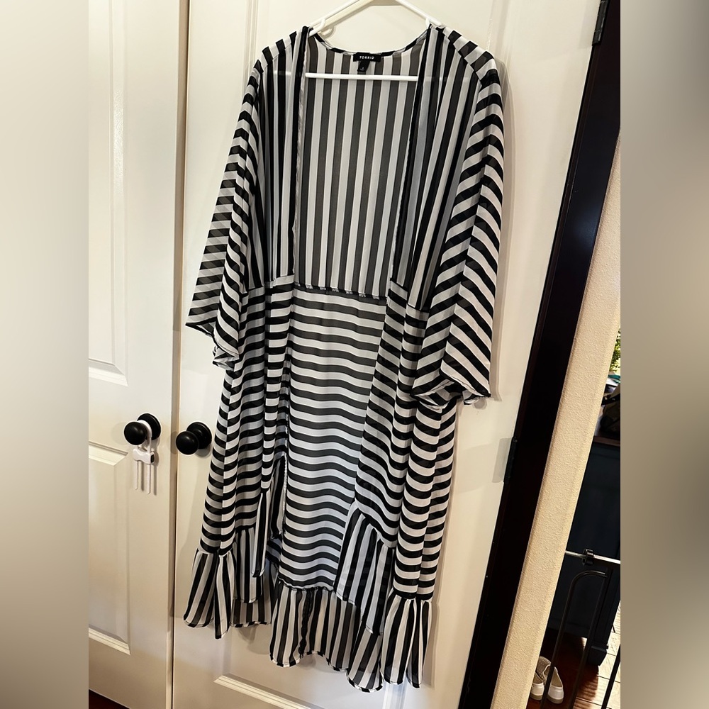 Chiffon Hi Low Kimono